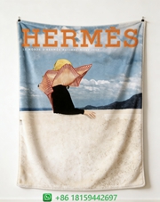 Hermes Throw Blankets